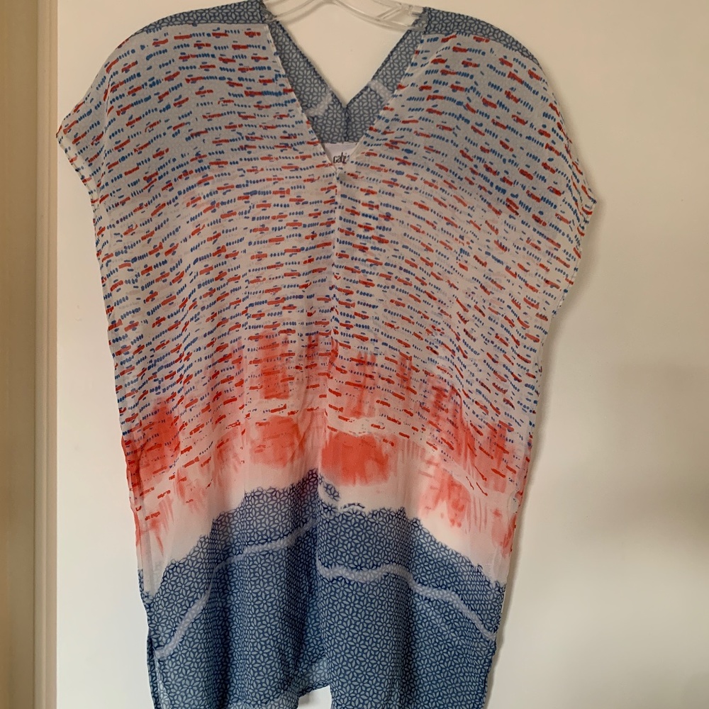 CAbi 5518 Yacht Top Poncho Pullover Small